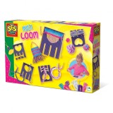 Kit creativ de tesut pentru copii cu gherghef si accesorii incluse