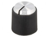 Buton rotativ aluminiu cu indicator &Oslash;4mm