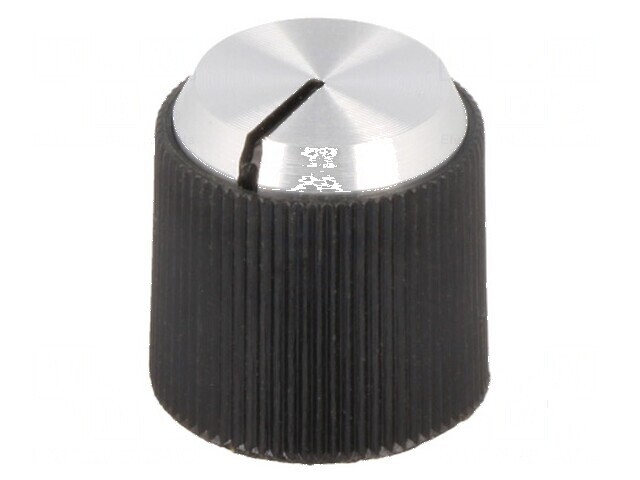 Buton rotativ aluminiu cu indicator &Oslash;4mm
