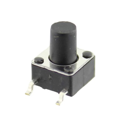 Microintrerupator, 6x6mm, OFF-(ON), SPST-NO, SCHURTER, 1301.9318, T156395 foto