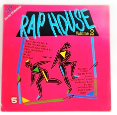 Various &ndash; Rap House Volume 2 NM / VG+ 2 vinil-uri LP discuri Ariola Germania 1990