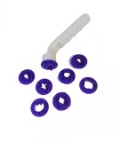 Cumpara ieftin Set decupatoare Fondant, 9 piese, pentru cofetarie si patiserie, Mov, 368COF