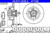 ATE 24.0111-0100.2 Disc frana