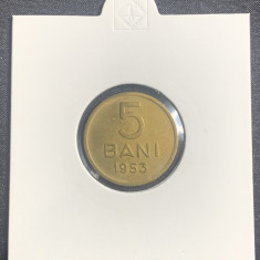 Moneda 5 bani 1953