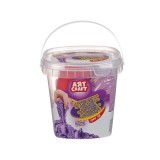 Nisip Creativ mov, 400 g, lopatica inclusa, ATU-085191, Oem