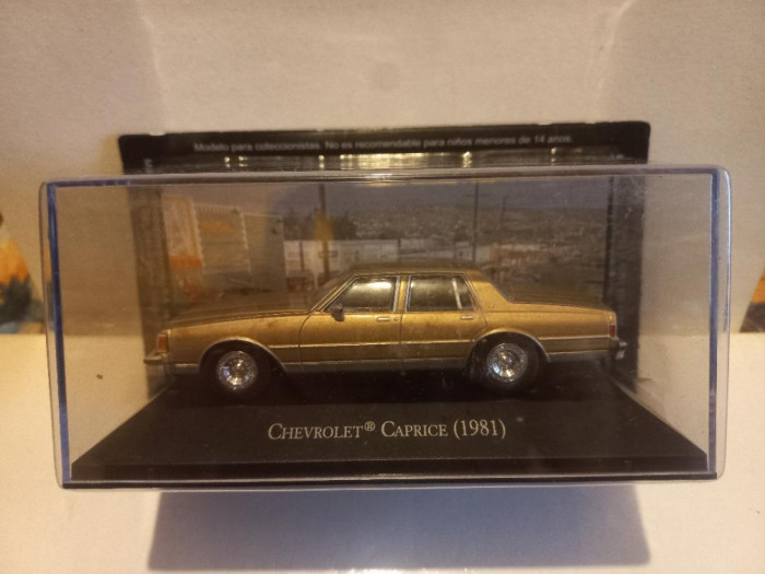 Macheta Chevrolet Caprice - 1981 1:43 Deagostini Mexic