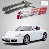 Cumpara ieftin Ștergătoare Porsche Cayman 987C 2005-2012 | Set Față Flat &ndash; TeamCar&reg;