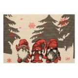 Suport farfurie decorativ bej cu imprimeu Gnome 41x30cm, CMCLASS