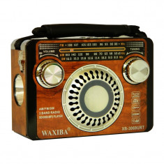 Radio portabil Waxiba XB-3069URT, 3 benzi, Maro foto