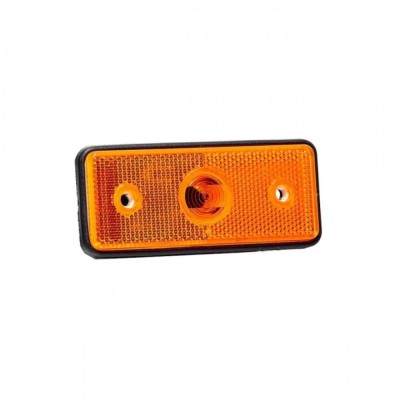 Lampa gabarit LED Galben 12-24V omologate 11x4,5 foto