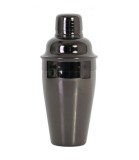 Shaker Inox Negru Cocktail 300 ml &ndash; Shaker Cobbler Profesional