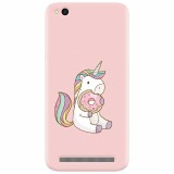 Husa silicon pentru Xiaomi Redmi 4A, Unicorn Donuts