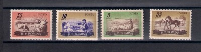 ROMANIA 1955 - ZOOTEHNIE, MNH - LP foto