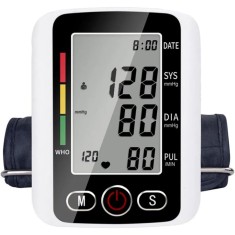 Tensiometru Digital Electronic de Brat si Incheietura, Aparat Profesional de Tensiune pentru Monitorizarea Tensiunii Arteriale