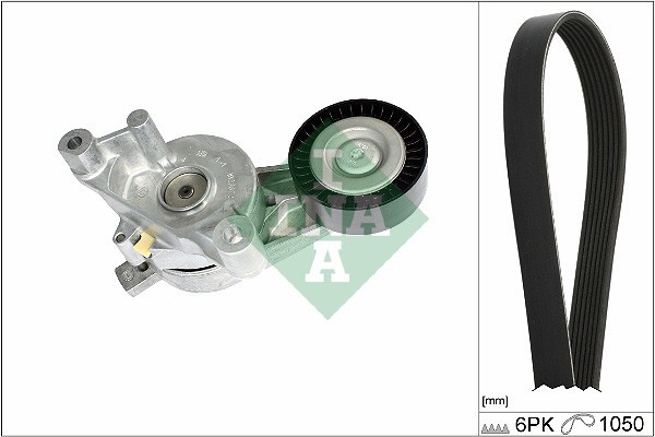 INA 529 0468 10 Set curea transmisie cu caneluri
