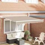 vidaXL Cort electric retractabil Bej 300 x 250 cm 3330053