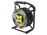 Prelungitor alimentare KEL 3x2,5mm2 4 prize 50m 16A negru