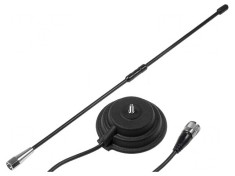 Antenă CB 0,45m 1dBi 50W cu Magnet UHF 4m - WINNIPEG