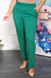 Cumpara ieftin Pantalon Elegant Cu Talie Inalta Verde - 66Marimea