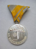 B516-Medalia 25 ani de Muzician activ in Fanfara Germania.