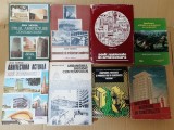 8 vol. de arhitectura, urbanism si constructii (Jean Monda, Materiale, Compozitii, Bambusul, Scoli nationale, Monumente, Stilul contemporan etc.)