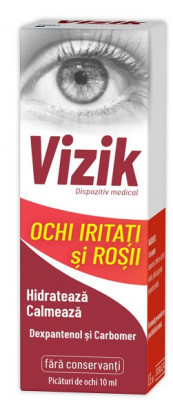 VIZIK OCHI IRITATI SI ROSII 10ML foto