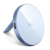 ESR - Wireless Charger HaloLock - MagSafe Compatible, with Kickstand - Sierra Blue