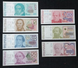 Bancnota veche Lot 7 bucati - ARGENTINA - Australes 1,5,10, 50, 100, 500 &amp; 1000