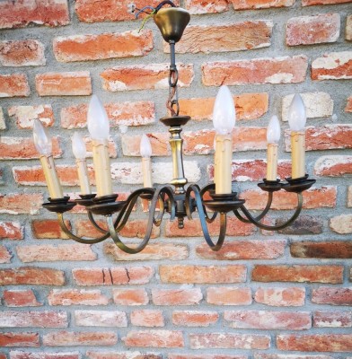 Candelabru antic cu 8 brate foto
