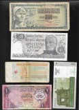 Set 5 bancnote de prin lume adunate (cele din imagini) #110, America Centrala si de Sud