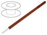 Cablu de s&acirc;rmă maro 24AWG - 30,5m