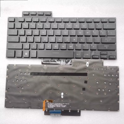 Tastatura Laptop Gaming, Asus, ROG Flow X13 GV301, AN 2022, 2 screws, ilumianta, layout US foto