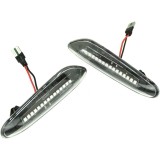 Set 2 Semnalizari Dinamice Secventiale aripa LED compatibil cu BMW E46 E36 E90 E91 E60 E61 E87 E88 E92 E93 X1 E84 X3 E83 X5 E53 E81