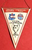 Fanion meci fotbal DINAMO BUCURESTI - 17 NENTORI TIRANA (Cupa Cupelor 01.10.1986)