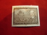 Serie 1983 Austria -Personalitati -150 Ani Carl Freiherr -Arhitect , 1 val., Nestampilat