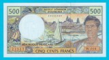 Polinezia Franceza 500 Francs 1990 "Pescar" UNC seria 39622527