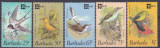 DB1 Fauna Pasari 1987 Barbados 5 v. MNH, Nestampilat