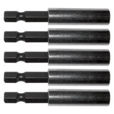 Prelungitor magnetic pentru biti 1/4&amp;quot; x 60 mm 5 piese Gadget DIY