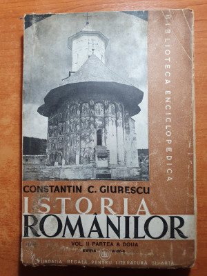 istoria romanilor -constantin c. giurgescu - din anul 1943 - partea a 2-a foto
