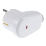 Stecher Shuko Lateral Alb Plastrol WT-16U/S/WE, 230V, 16A, LED Indicator, IP20