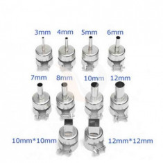 Diverse scule service, 12 pcs set hot air gun nozzle set for 850 series bga rework station foto