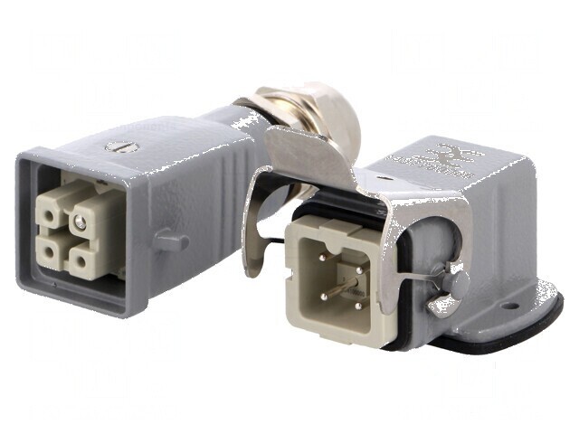 Conector HDC tată mamă set complet PIN 4