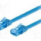 Cablu patch cord, Cat 6a, lungime 0.5m, U/UTP, Goobay - 96295
