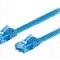 Cablu patch cord, Cat 6a, lungime 1m, U/UTP, Goobay - 96306