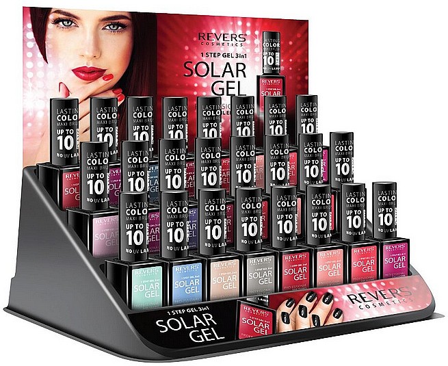 Lac de unghii Vip, 3D, Revers, roz intens, mat, 12 ml, Nr 063