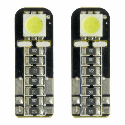 Bec Led - 1SMD 12V pozitie T10 W2,1x9,5d Canbus 2buc Carpoint - Alb dispersat CAR0725219 foto