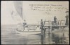 Carte Postala, Techirghiol, plimbare cu barca, 1922