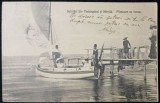 Carte Postala, Techirghiol, plimbare cu barca, 1922