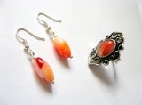 Set inel si cercei cu agate 51842