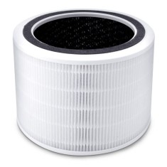 Filtru purificator de aer LEVOIT Core 200S, 3 in 1, Pre filtru, Filtru HEPA, Filtru de Carbon activ , Alb